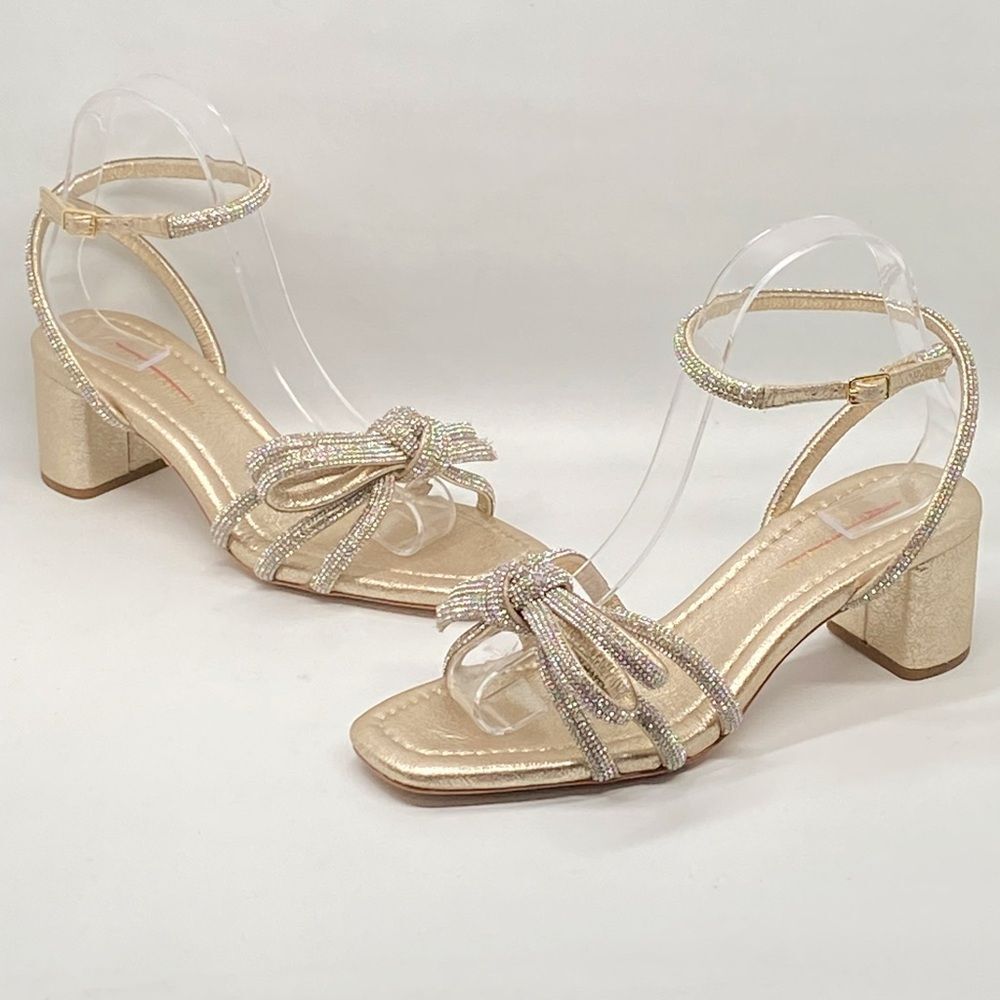 Loeffler Randall Bow Mid−Heel Sandal size 7.5